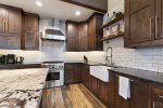 High end stainless steel appliances 